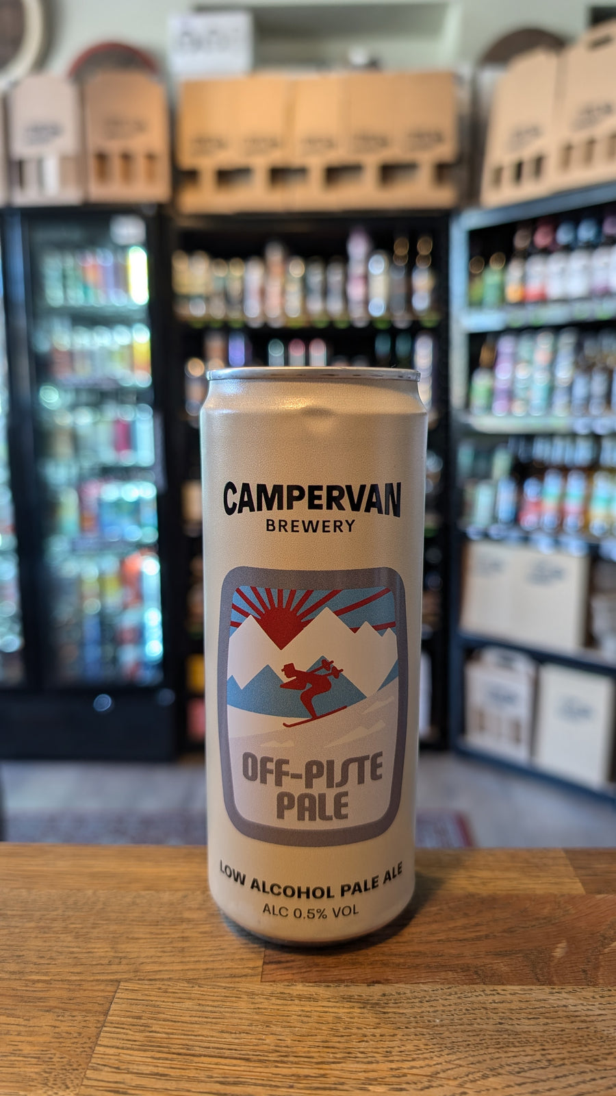 Campervan Brewery Off Piste Pale 0.5% Low Alcohol GLUTEN FREE