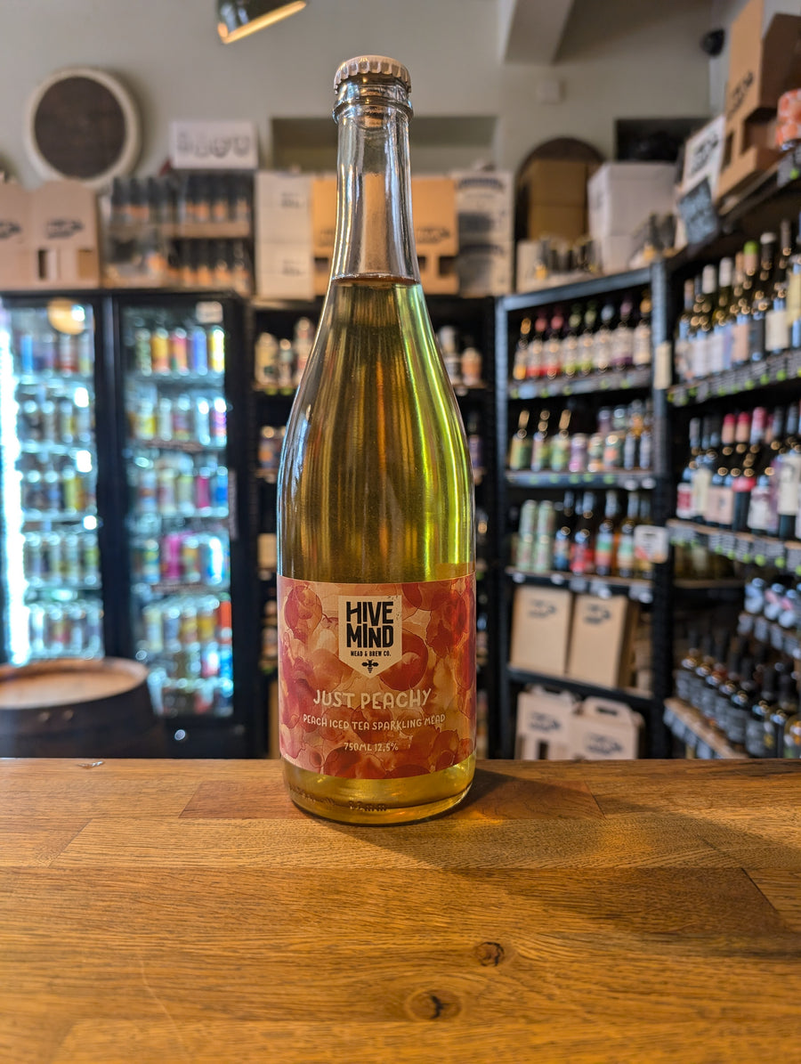 Hive Mind Just Peachy Peach Iced Tea Mead 12.5%