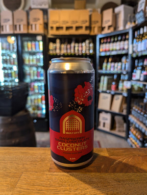 Vault City Raspberry Dark Chocolate Coconut Clusters Sour 6%