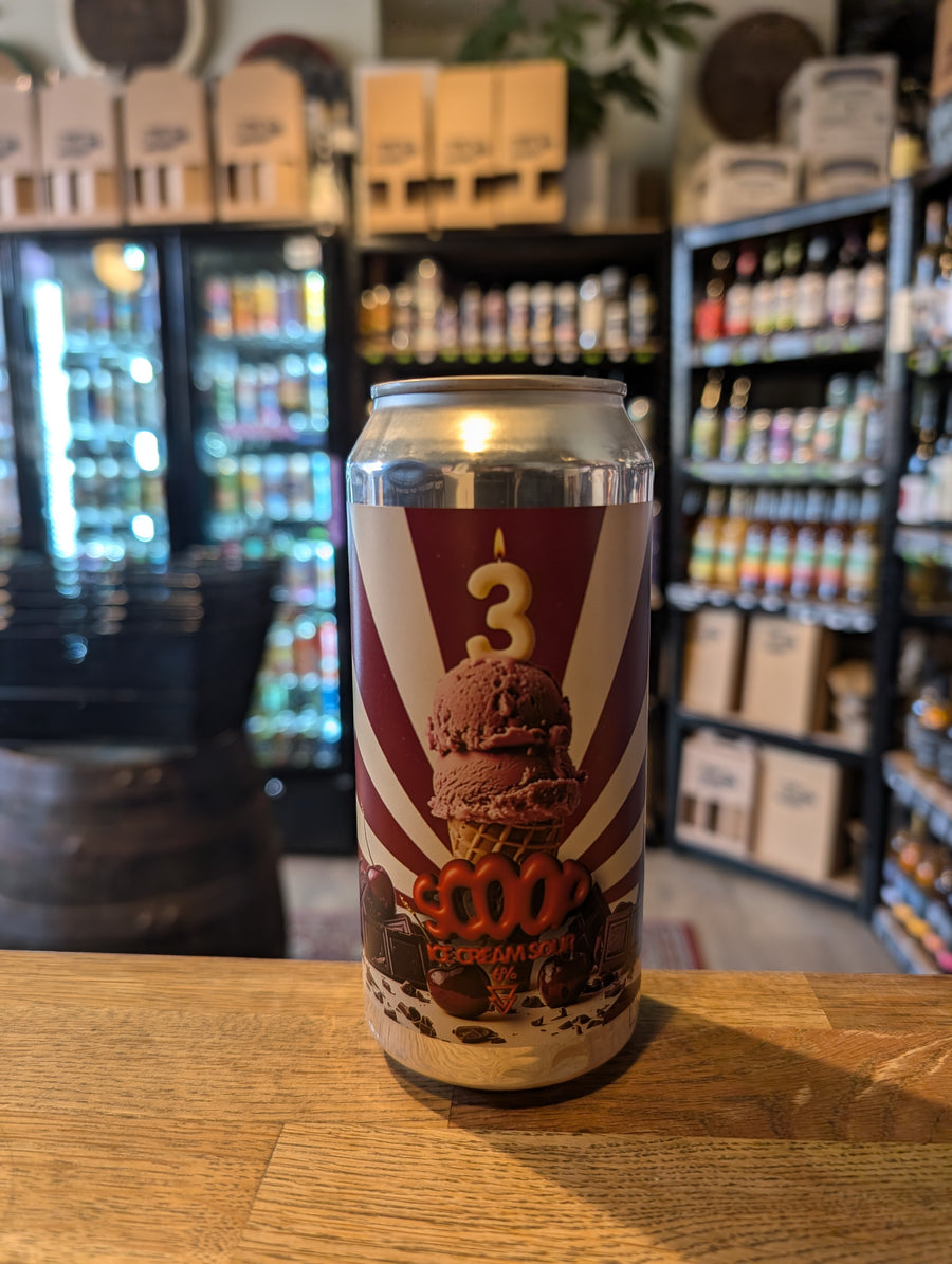 Azvex Brewing SCOOP Chocolate Cherry Ice Cream Sour 6% ( Some are dented Cans, unfortunately )