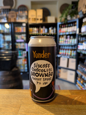 Yonder Brewing & Blending Biscoff Chocolate Brownie Stout 7%